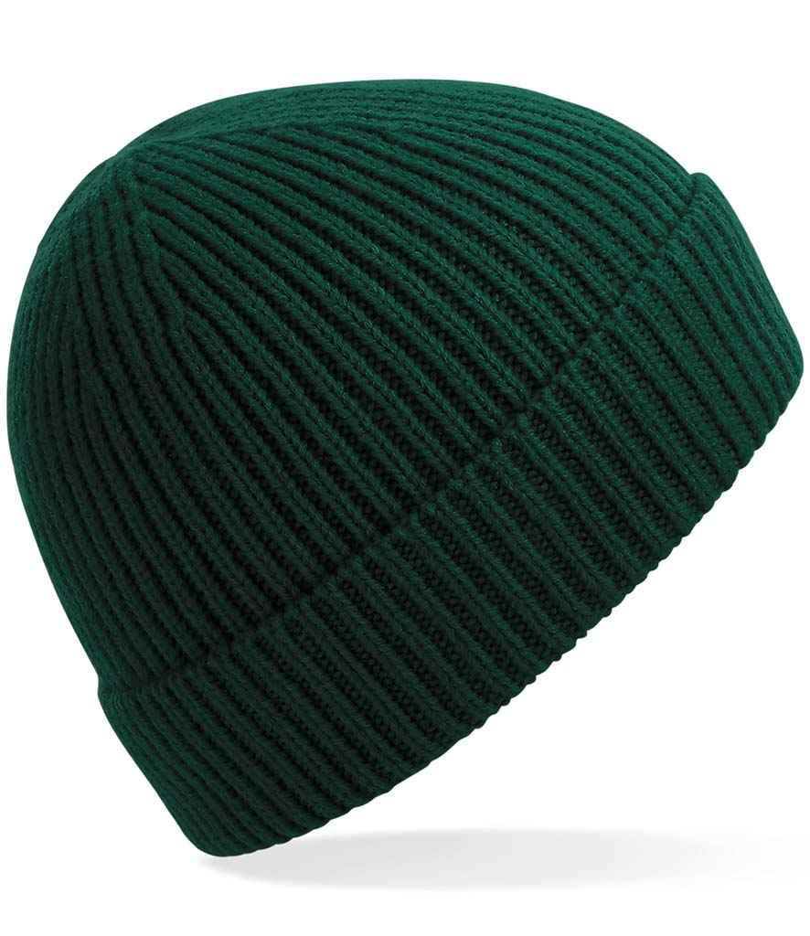 Beechfield Beechfield Engineered Knit Ribbed Beanie Bottle Green