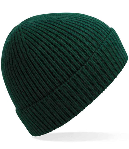 Beechfield Beechfield Engineered Knit Ribbed Beanie Bottle Green