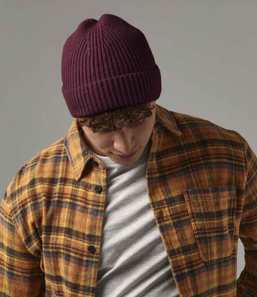 Beechfield Beechfield Engineered Knit Ribbed Beanie Burgundy
