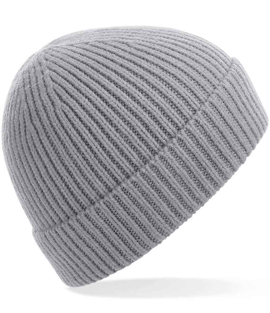 Beechfield Beechfield Engineered Knit Ribbed Beanie Light Grey