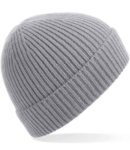 Beechfield Beechfield Engineered Knit Ribbed Beanie Light Grey
