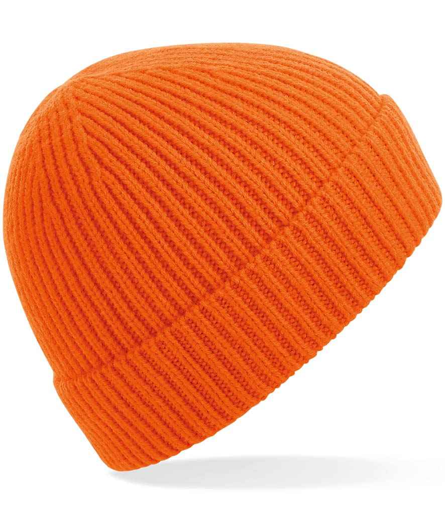 Beechfield Beechfield Engineered Knit Ribbed Beanie Orange