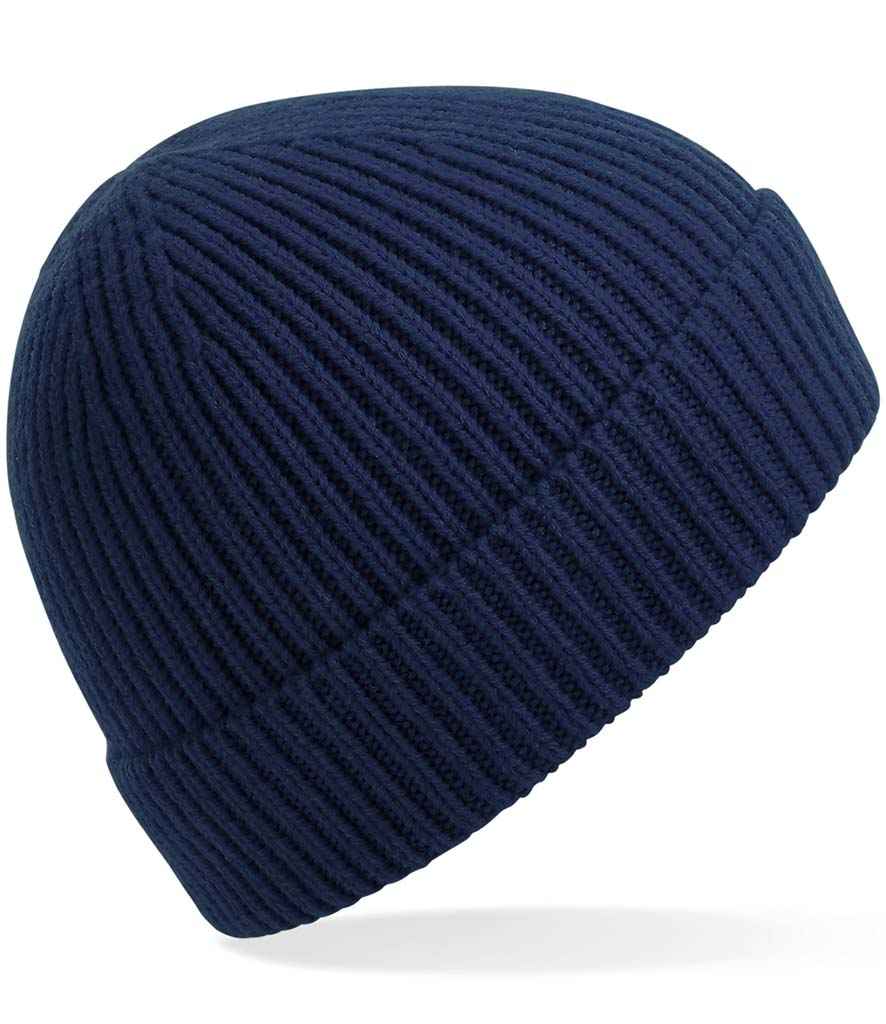 Beechfield Beechfield Engineered Knit Ribbed Beanie Oxford Navy