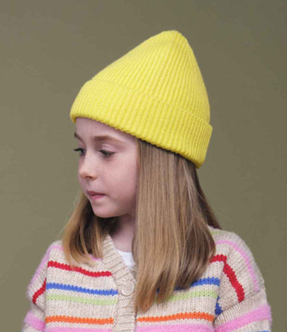 Beechfield Beechfield Kids Fashion Beanie Lemon