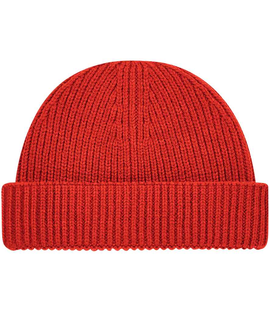 Beechfield Recycled Harbour Beanie in Fire Red