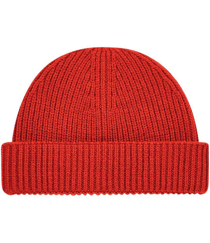 Beechfield Recycled Harbour Beanie in Fire Red