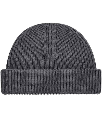 Beechfield Recycled Harbour Beanie in Graphite Grey