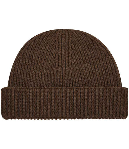 Beechfield Recycled Harbour Beanie in Walnut