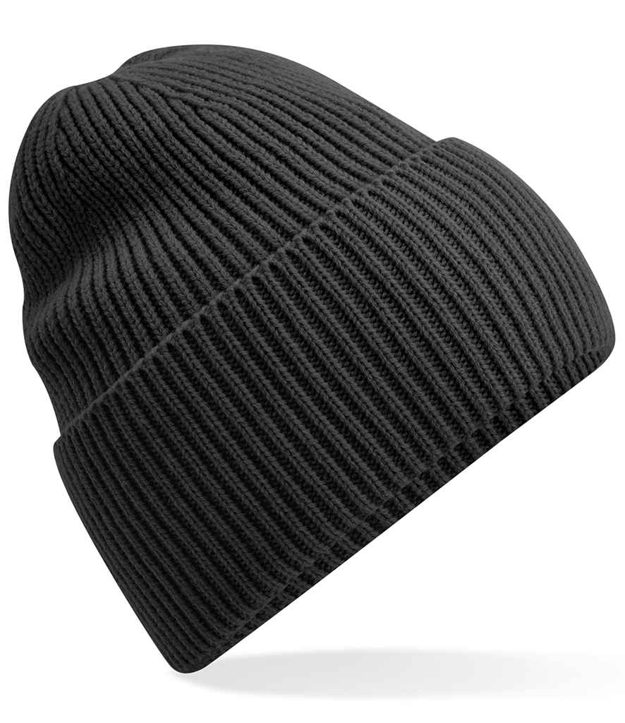 Beechfield Beechfield Recycled Oversized Cuffed Beanie Charcoal