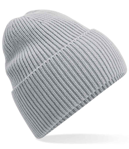 Beechfield Beechfield Recycled Oversized Cuffed Beanie Light Grey