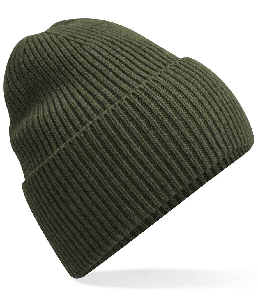 Beechfield Beechfield Recycled Oversized Cuffed Beanie Olive Green