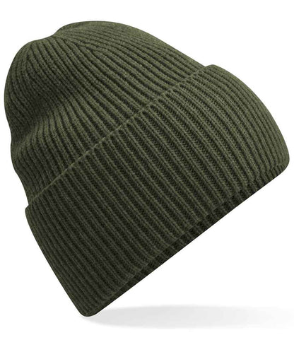 Beechfield Beechfield Recycled Oversized Cuffed Beanie Olive Green