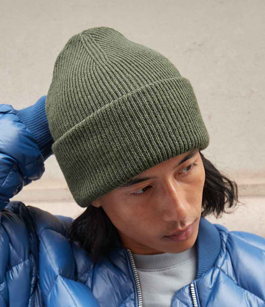 Beechfield Beechfield Classic Engineered Deep Cuffed Beanie Olive Green