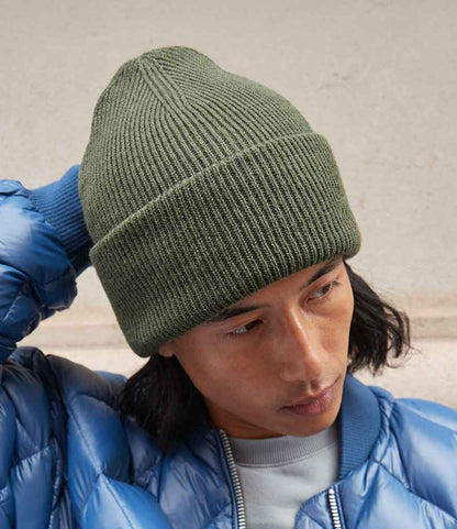 Beechfield Beechfield Classic Engineered Deep Cuffed Beanie Olive Green