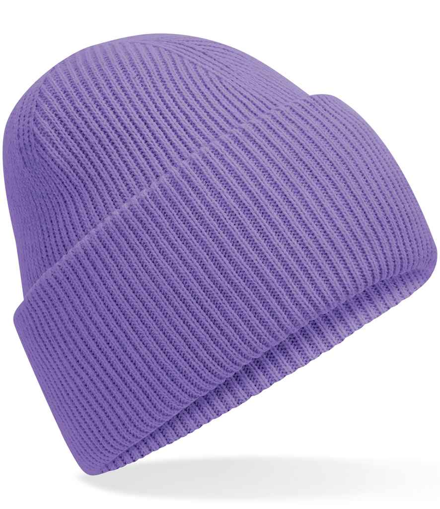 Beechfield Classic Engineered Deep Cuffed Beanie in Violet