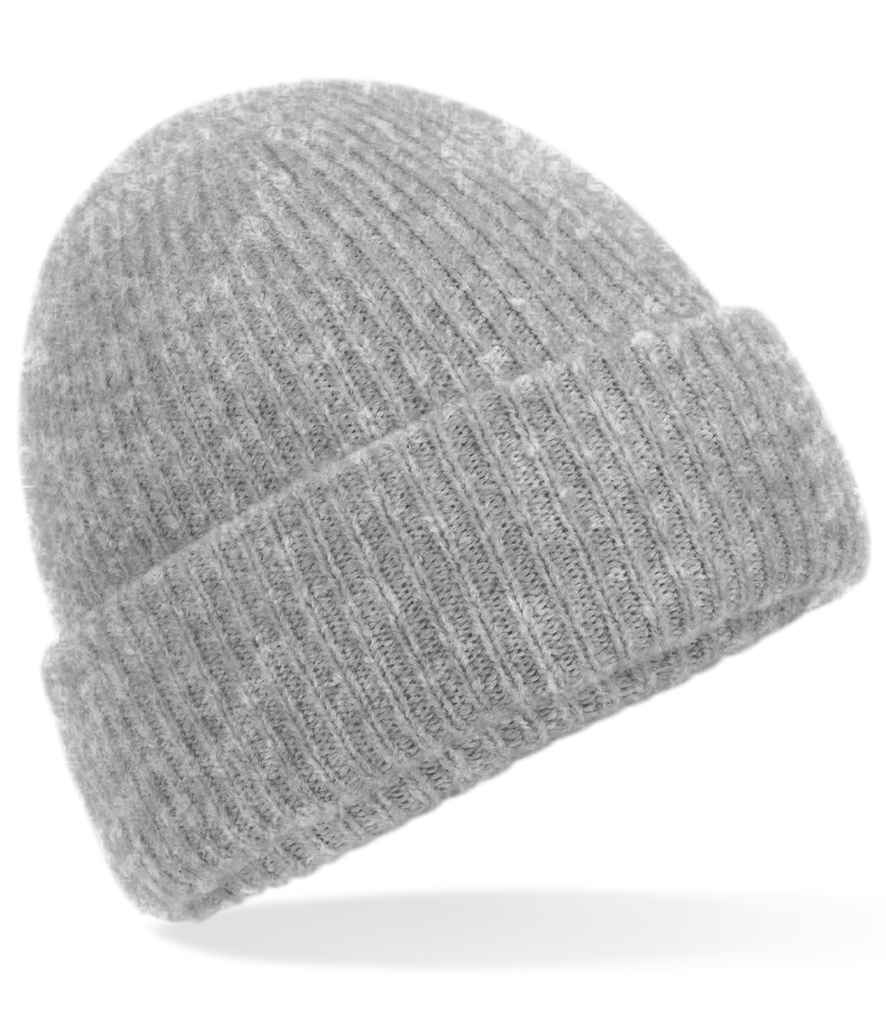 Beechfield Beechfield Cosy Ribbed Beanie Grey Marl