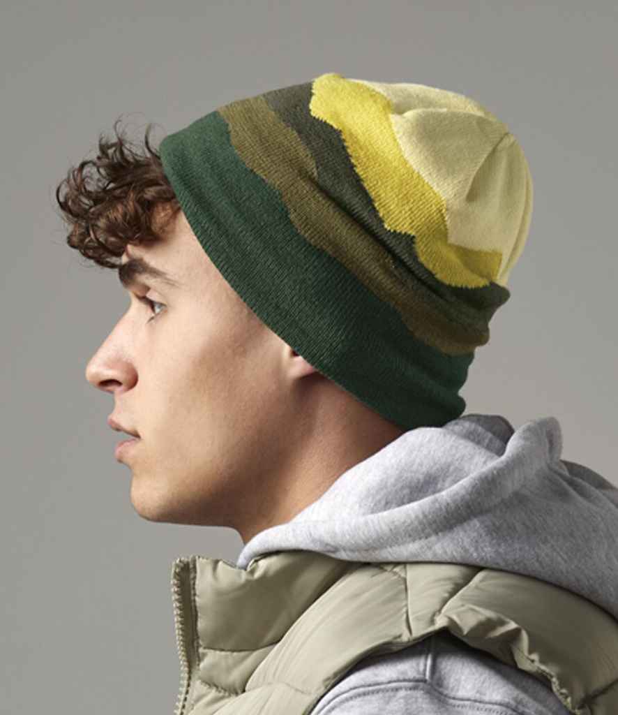 Beechfield Mountain Peaks Pull-On Beanie - model image
