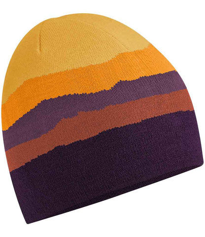 Beechfield Beechfield Mountain Peaks Pull-On Beanie Desert Peaks