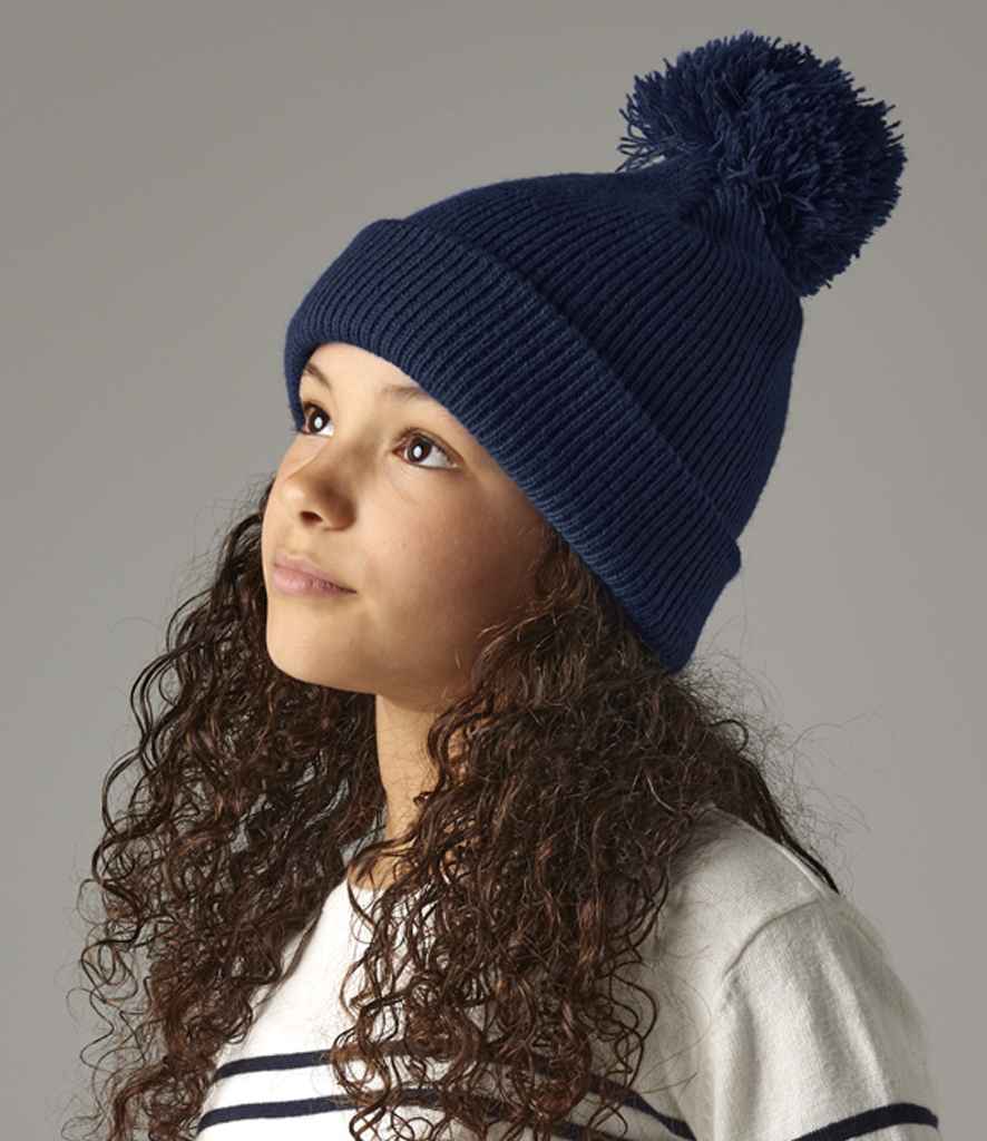 Beechfield Beechfield Kids Reflective Bobble Beanie