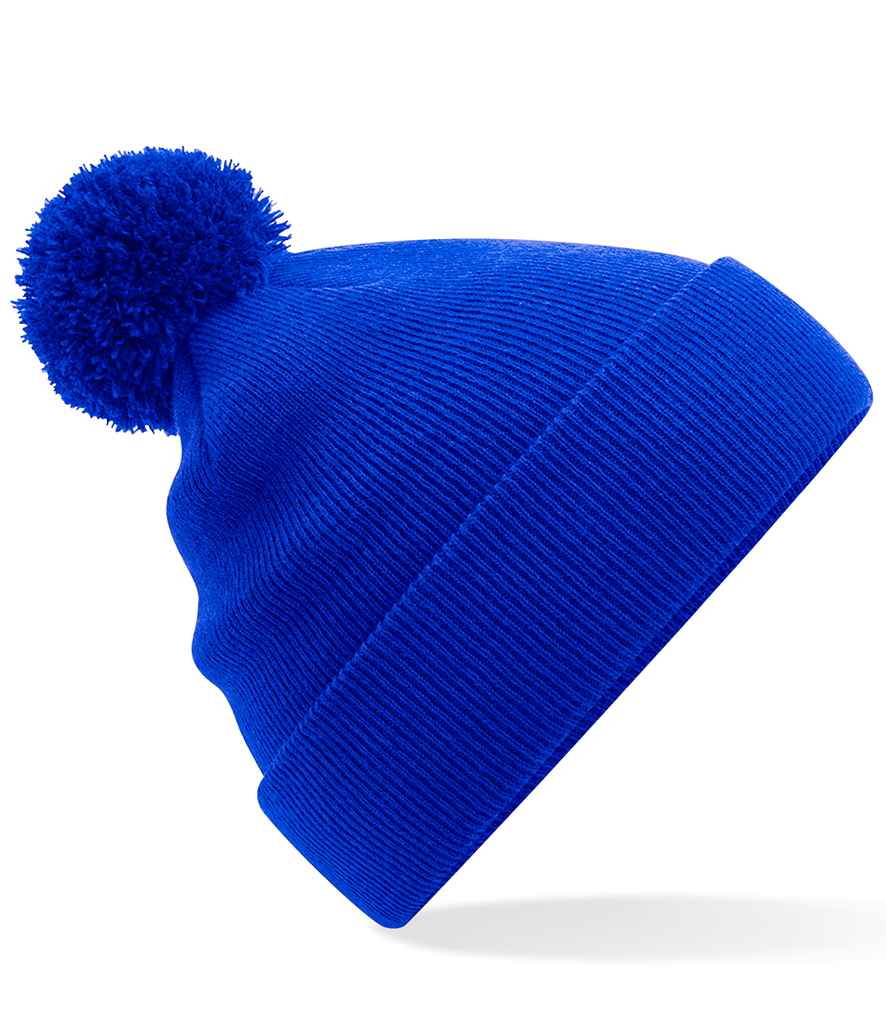 Beechfield Kids Original Pom Pom Beanie in Bright Royal