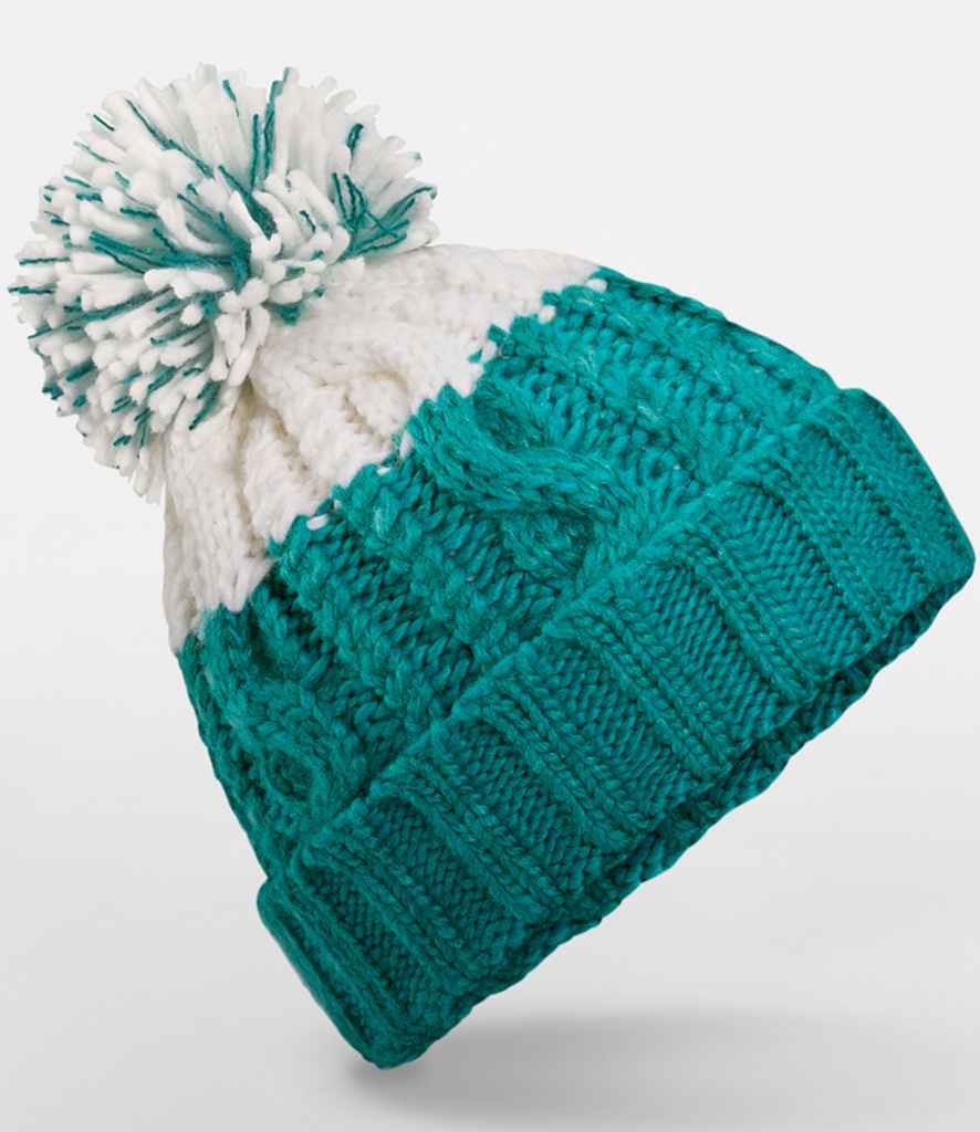 Beechfield Beechfield Apres Beanie Emerald/Soft White