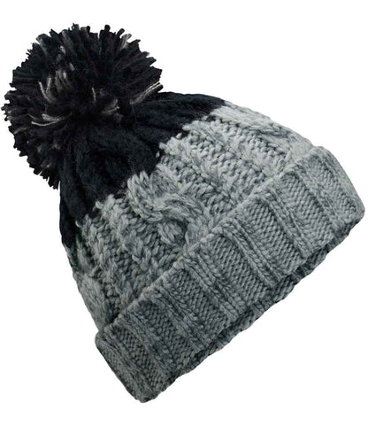 Beechfield Beechfield Apres Beanie Light Grey/Black