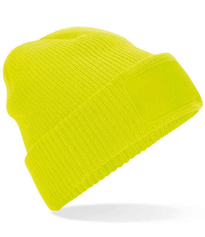 Beechfield Beechfield Thinsulate™ Patch Beanie Fluorescent Yellow