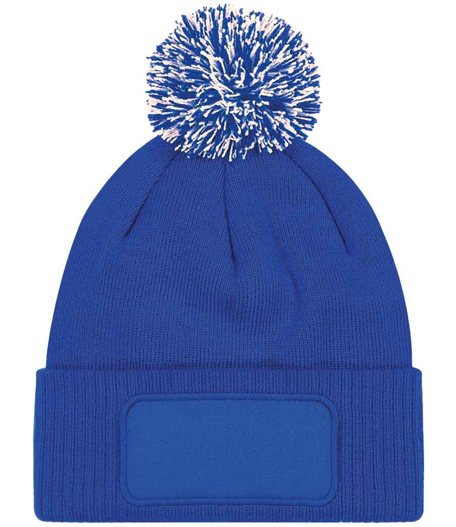 Beechfield Snowstar® Printers Beanie in Bright Royal/Off White