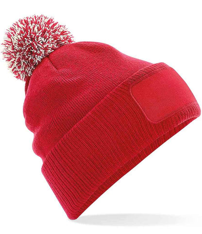 Beechfield Beechfield Snowstar® Printers Beanie Classic Red/Off White