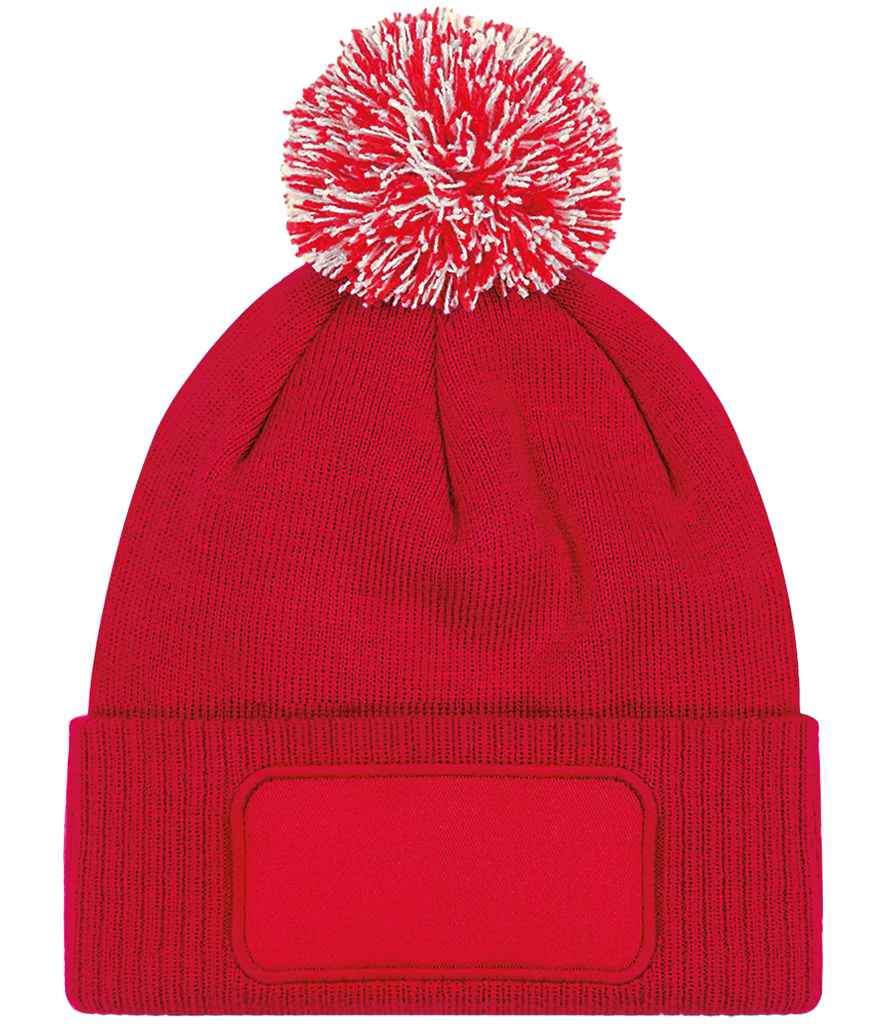 Beechfield Snowstar® Printers Beanie in Classic Red/Off White