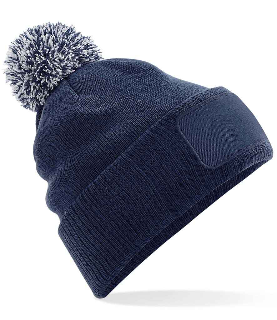 Beechfield Beechfield Snowstar® Printers Beanie French Navy/Light Grey