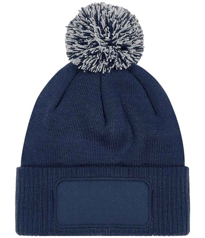 Beechfield Snowstar® Printers Beanie in French Navy/Light Grey