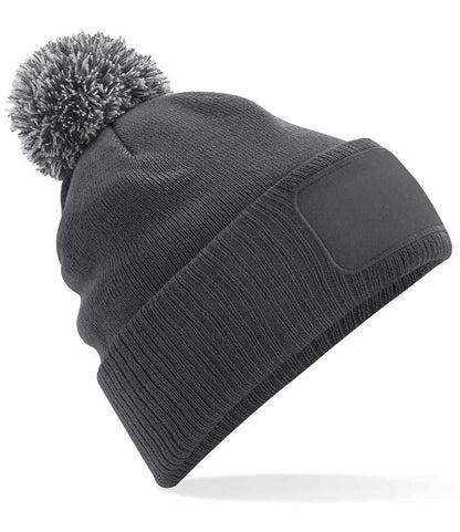 Beechfield Snowstar® Printers Beanie in Graphite Grey/Light Grey