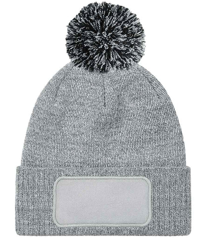 Beechfield Snowstar® Printers Beanie in Heather Grey/Black