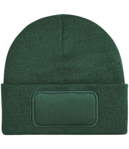 Beechfield Original Patch Beanie in Bottle Green