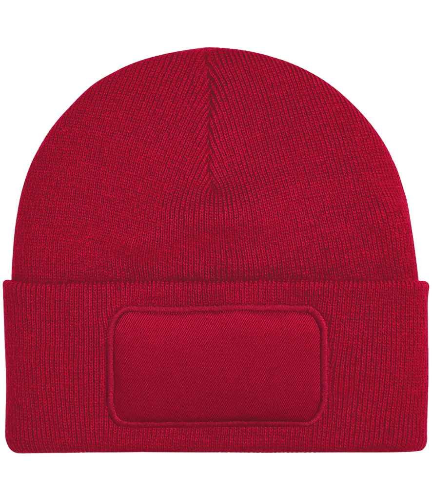 Beechfield Original Patch Beanie in Classic Red