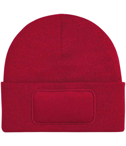 Beechfield Original Patch Beanie in Classic Red