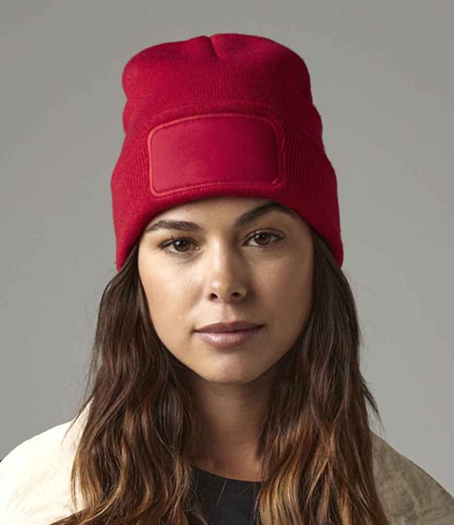 Beechfield Beechfield Original Patch Beanie Classic Red