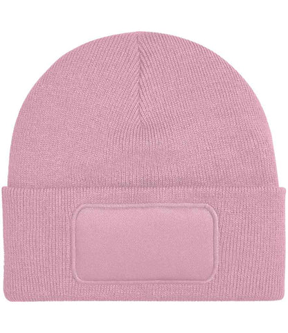 Beechfield Original Patch Beanie in Dusky Pink
