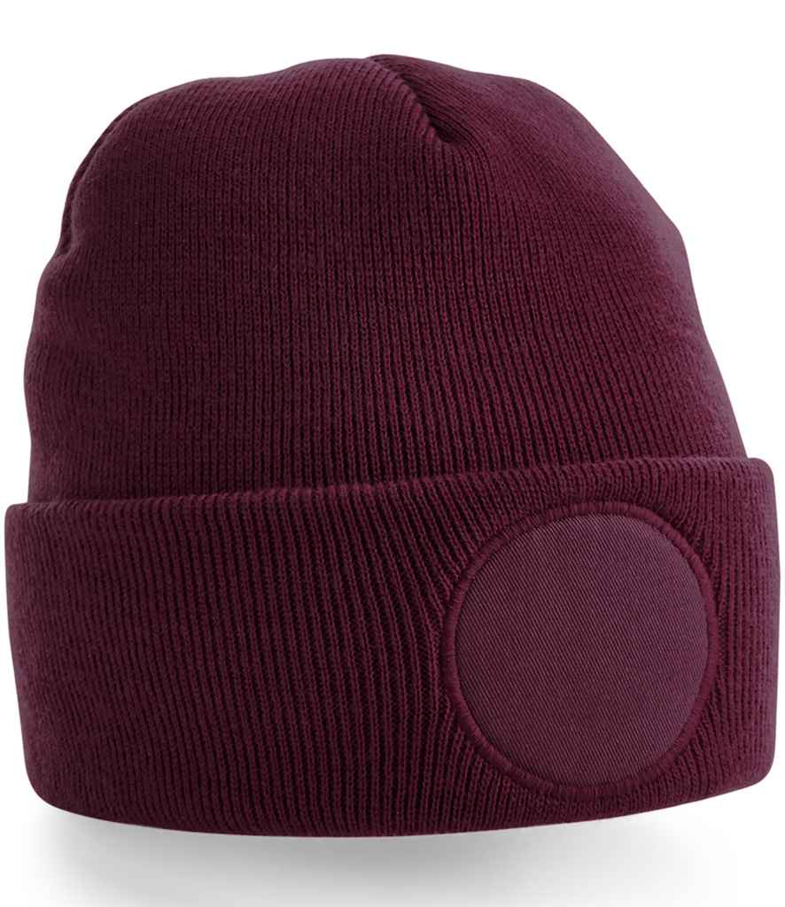 Beechfield Beechfield Circular Patch Beanie Burgundy