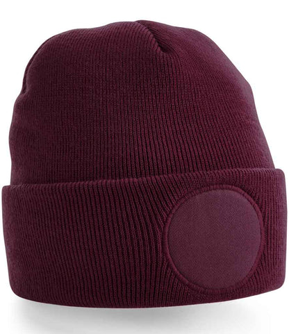 Beechfield Beechfield Circular Patch Beanie Burgundy