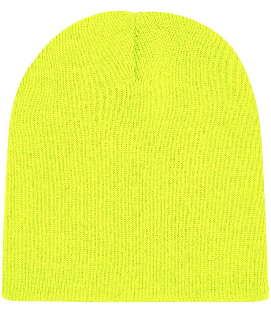 Beechfield Original Pull-On Beanie in Fluorescent Yellow