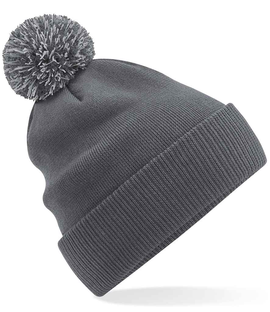 Beechfield Beechfield Recycled Snowstar® Beanie Graphite Grey/Light Grey