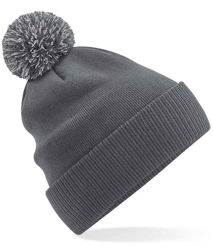 Beechfield Beechfield Recycled Snowstar® Beanie Graphite Grey/Light Grey