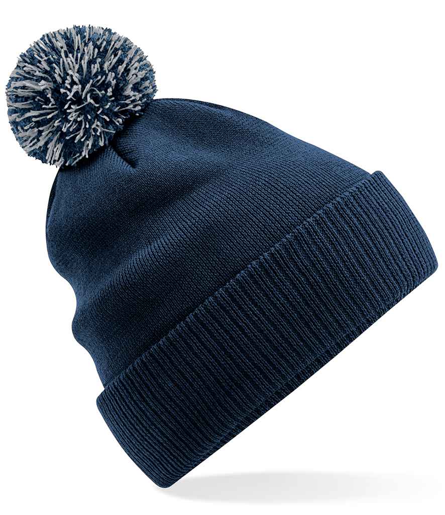 Beechfield Beechfield Recycled Snowstar® Beanie Navy/Light Grey