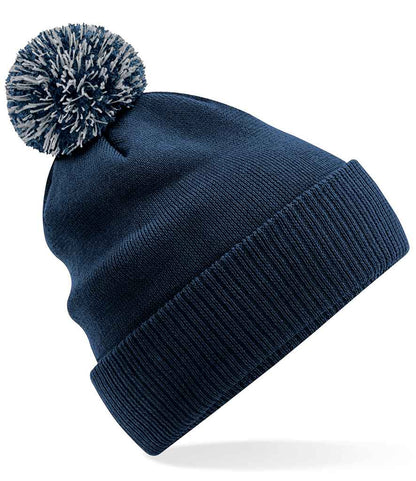 Beechfield Beechfield Recycled Snowstar® Beanie Navy/Light Grey