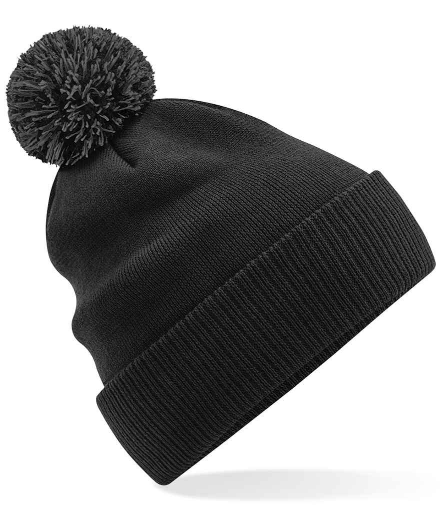 Beechfield Beechfield Snowstar® Beanie Black/Graphite Grey