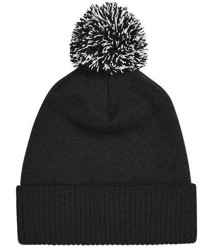 Beechfield Snowstar® Beanie in Black/White