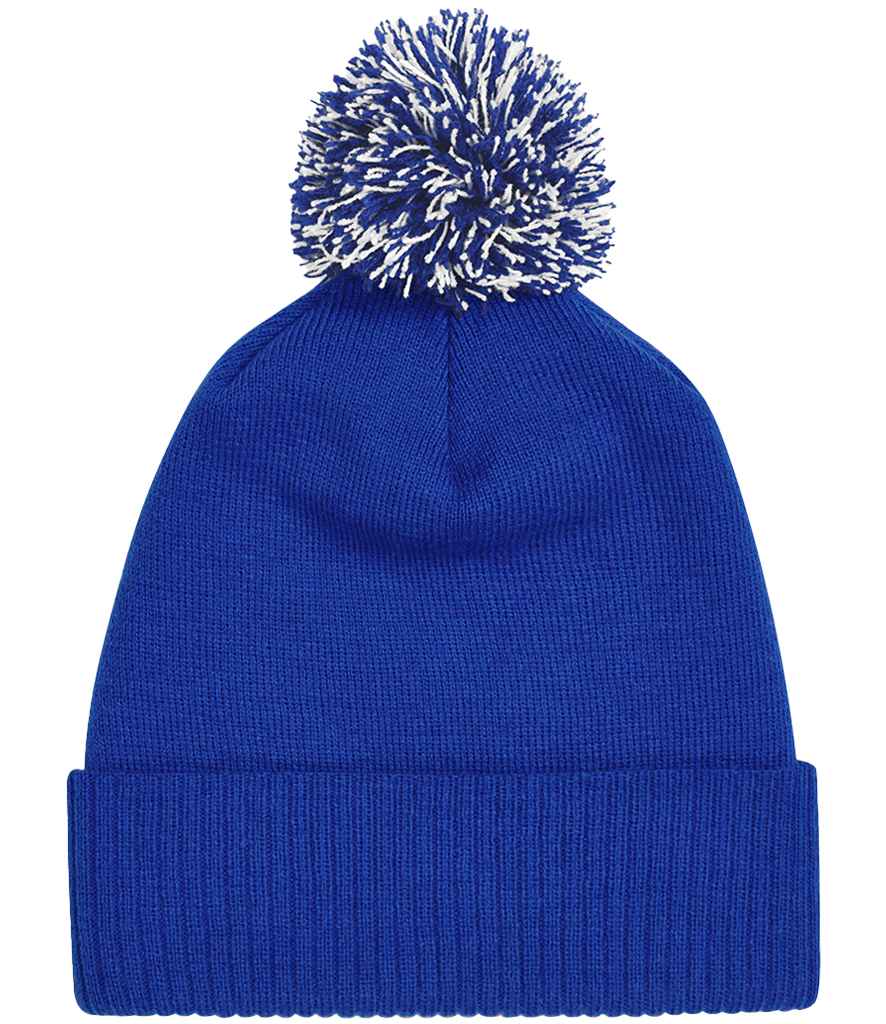 Beechfield Snowstar® Beanie in Bright Royal/White