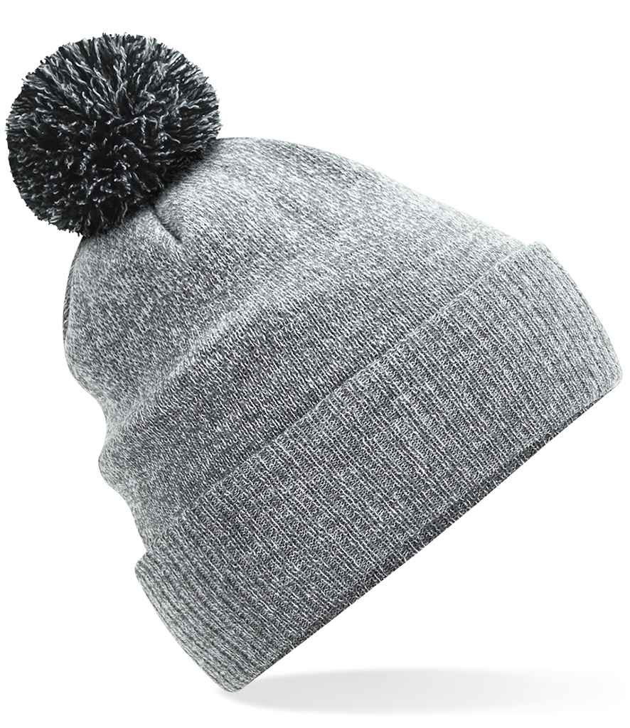 Beechfield Beechfield Snowstar® Beanie Heather Grey/Black